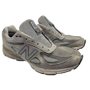 New Balance 990v4 Mens 11.5 Gray Castlerock Suede Athletic Shoes M990GL4